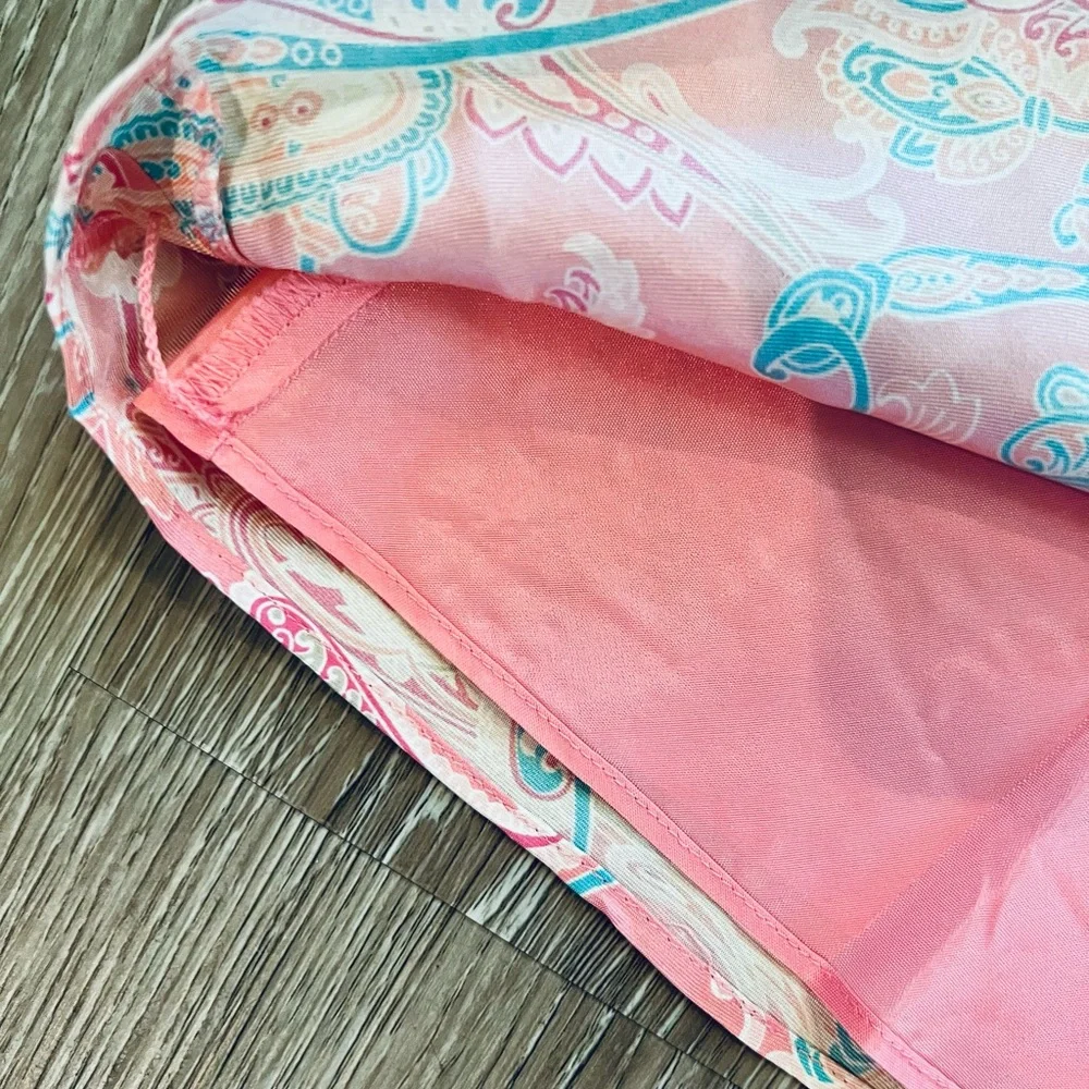 Ann Taylor A Line silk skirt size 10 petite - Picture 6 of 7
